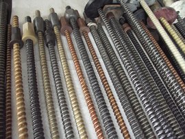 整体高强全螺�U�玻璃钢锚杆